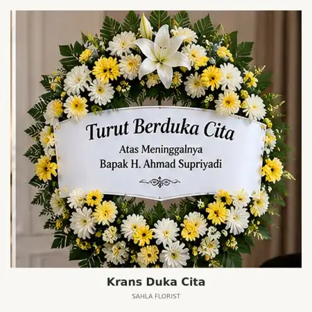 Krans Bunga Duka Bengkong